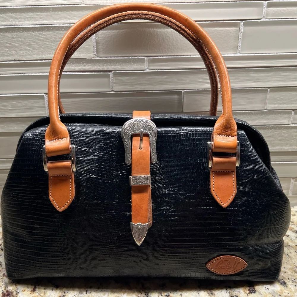 Circle Y of Yoakam - luxury lizard Blk Handmade - Picture 1 of 7